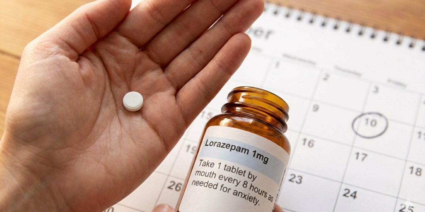 Dose of Lorazepam for Anxiety